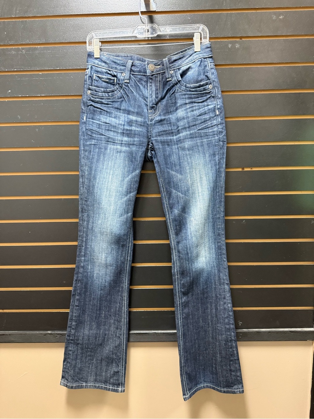 Vigoss Women’s Size 4 Dark Wash Bootcut Jeans Stretch Denim
